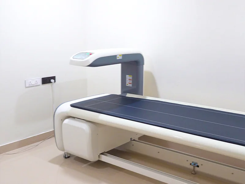 BMD bone density machine at Prachin Global Hospitals