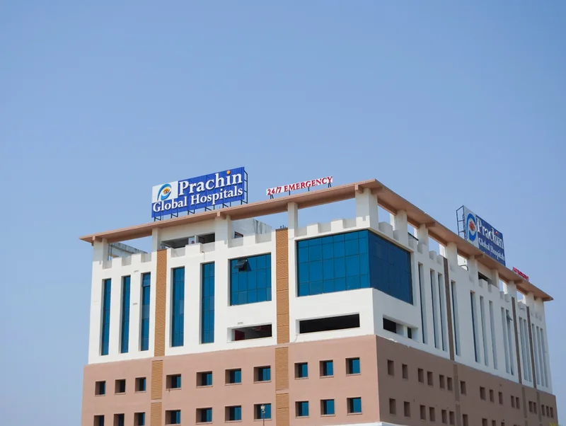Prachin Global Hospitals building at Prachin Global Hospitals