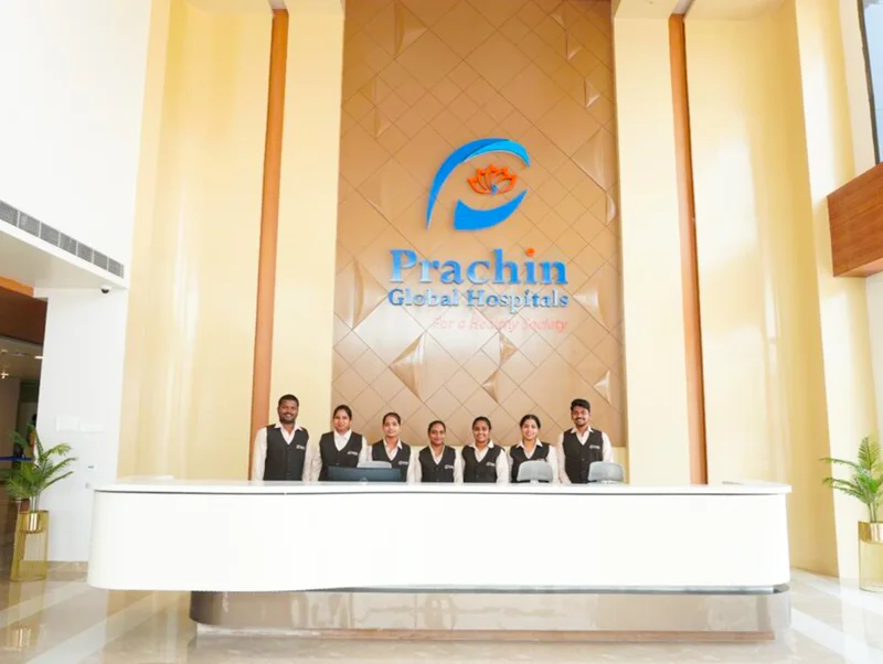 Reception at Prachin Global Hospitals